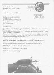 Afbeeldingen van Topdrager chroom Hepco & Becker Yamaha XVS 650C