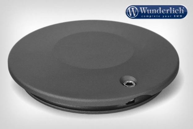 Afbeeldingen van Swingarm pivot cover classic design left diverse BMW modellen - titanium Wunderlich