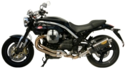 Afbeeldingen van MIVV Oval carbon demperset met carbon cap (big) Moto Guzzi Griso 850/1100/1200