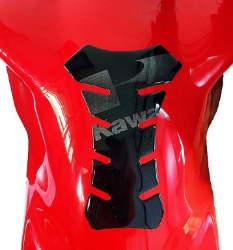Afbeeldingen van Tankpad zwart met Kawasaki logo