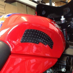 Afbeeldingen van Racing grip stickers zwart set van 2