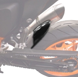 Afbeeldingen van Achterspatbord verlenger mat zwart voor het originele spatbord KTM 125/390 Duke '17-21