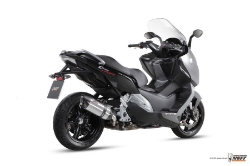Afbeeldingen van MIVV Suono Steel Black RVS demper BMW C600 Sport/ C650GT '12-'15