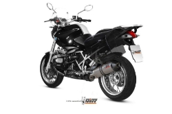 Afbeeldingen van MIVV Oval titanium demper met carbon cap BMW R1200R '11-'14