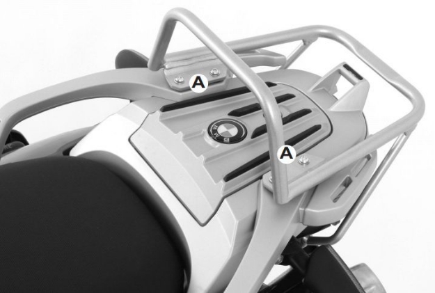 Afbeeldingen van Topdrager zilver Hepco & Becker BMW F650GS / DAKAR 2004-2007