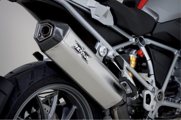 Afbeeldingen van Remus Hexacone EURO3 BMW R1200GS LC '13-'16/ Adventure '14-- titanium Wunderlich