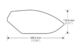 Afbeeldingen van Tank protector/grip stickers zwart Puig BMW S1000R / S1000RR