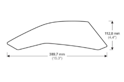 Afbeeldingen van Tank protector/grip stickers zwart Puig Suzuki GSX-S750 '17-/S1000XR '20-