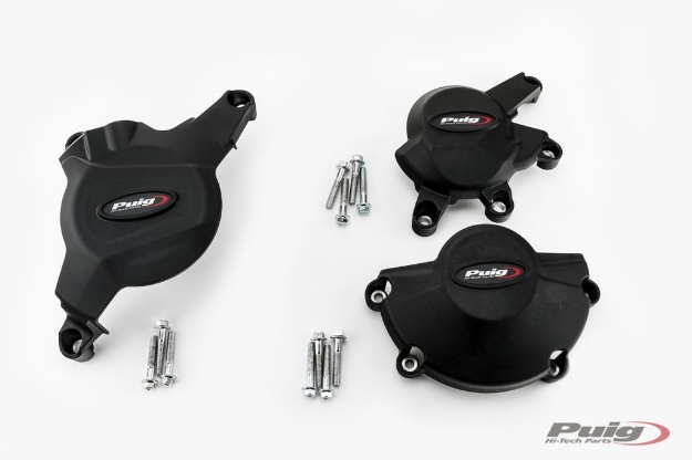 Afbeeldingen van Engine cover set 3-delig Puig Honda CBR600RR '07-16