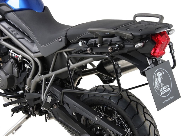 Afbeeldingen van Kofferrek zwart Lock-it Hepco & Becker Triumph TIGER 800 / XC '18 -