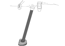 Afbeeldingen van Zijstandaard vergroter Puig voor diverse Honda modellen