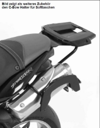 Afbeeldingen van Topdrager zwart Alurack Hepco&Becker Triumph STREET TRIPLE 675/ R '07-'12 (UVK)