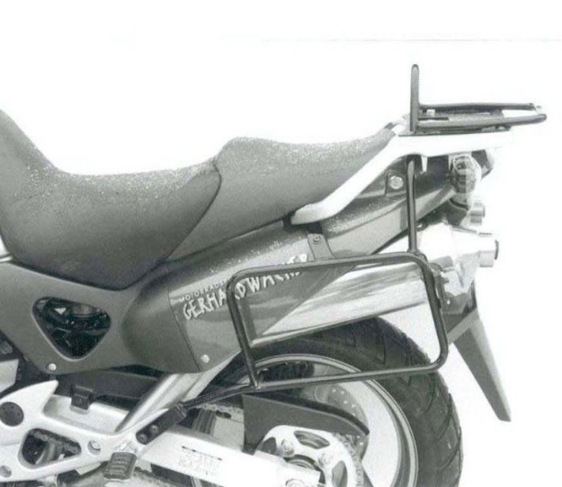 Afbeeldingen van Kofferrek zwart Hepco & Becker Honda XL1000V '02-