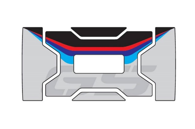 Afbeeldingen van Sticker voor BMW zijkoffer model VARIO GS Puig