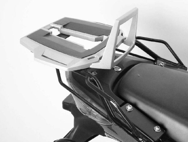Afbeeldingen van Topdrager Alurack zwart Hepco&Becker Honda CBF600 '04-07