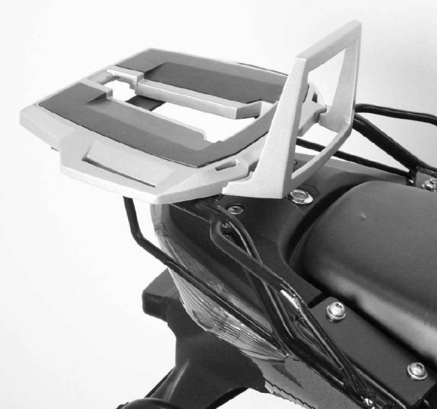 Afbeeldingen van Topdrager Alurack zwart Hepco&Becker Honda CBF600 S/N '08-13