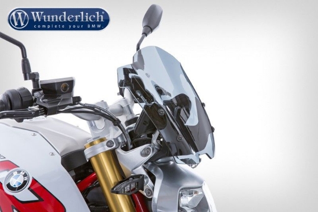 Afbeeldingen van Windscreen R-MARATHON medium BMW R1200R LC - smoked grey Wunderlich