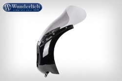 Afbeeldingen van Touring Sport screen for fairings Trophy and Daytona high BMW R1200R -'14/ R Nine T modellen - smoked grey Wunderlich