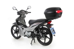 Afbeeldingen van Topdrager zilver Hepco&Becker Honda WAVE 110i inclusief TC40 journey