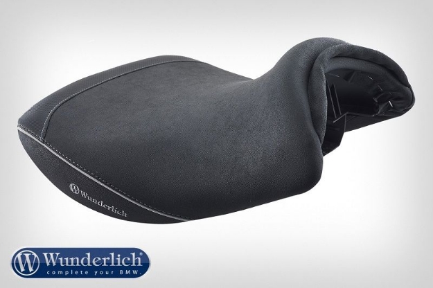 Afbeeldingen van Ergo rider seat with seat heating and gel insert BMW R1200RT LC - low - black Wunderlich