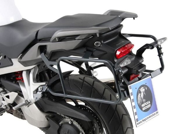 Afbeeldingen van kofferrek antraciet Lock-it Hepco&Becker Honda CROSSRUNNER VFR800X '15-