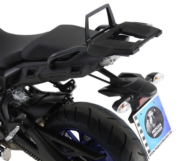 Afbeeldingen van Topdrager antraciet Alurack Hepco&Becker Yamaha MT-09 Tracer / GT '18-20