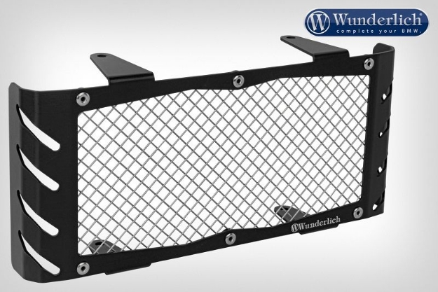 Afbeeldingen van Oil cooler guard BMW S1000R '14-/ S1000RR -'16/ S1000RR '17-/ S1000XR - black Wunderlich