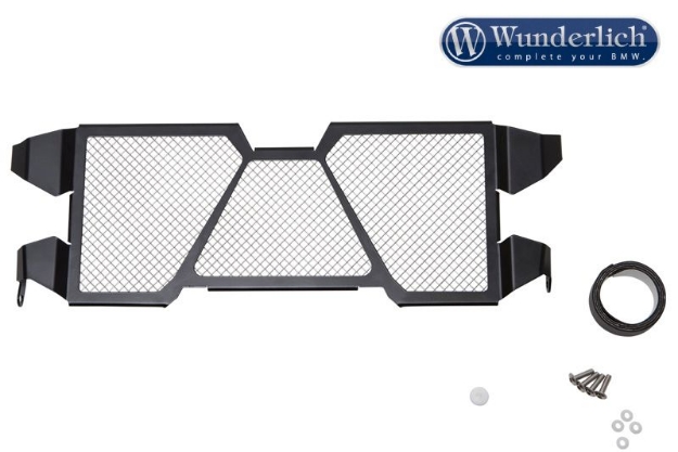 Afbeeldingen van Water cooler protection grill BMW R1200R(S) LC - black Wunderlich