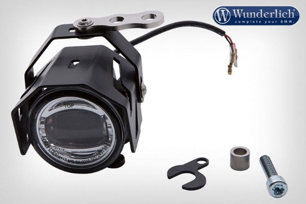 Afbeeldingen van LED additional head light ATON BMW R1200RT - black Wunderlich