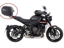 Afbeeldingen van Topdrager zwart Alurack Hepco&Becker Triumph Trident 660 '21-24