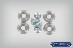 Afbeeldingen van Spare bolts set 8 pieces set diverse BMW modellen - silver Wunderlich