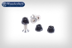 Afbeeldingen van Spike-Kit for the side stand plate diverse BMW modellen - black Wunderlich