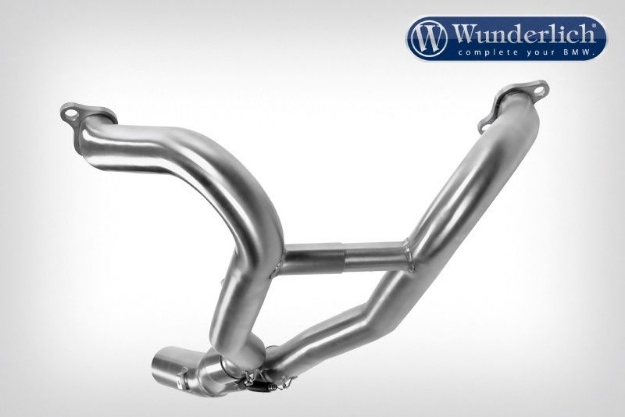 Afbeeldingen van REMUS sport exhaust header system with heat protection cover diverse BMW modellen - stainless steel Wunderlich