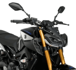 Afbeeldingen van Front Spoiler Downforce Front van Puig voor de Yamaha MT-09 / SP '17-