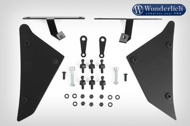 Afbeeldingen van Side cover set BMW K1600B/Grand America - black Wunderlich