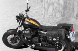 Afbeeldingen van Topdrager zwart Hepco&Becker Moto Guzzi V9 Bobber '16- (kort zadel)