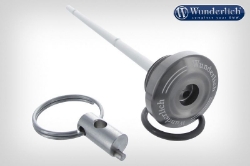 Afbeeldingen van Oil filler plug with dip stick BMW K1600B/Grand American/GT/GTL - titanium Wunderlich