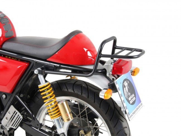 Afbeeldingen van Topdrager zwart 'Mini' Hepco&Becker Royal Enfield Continental GT 535 '13-18