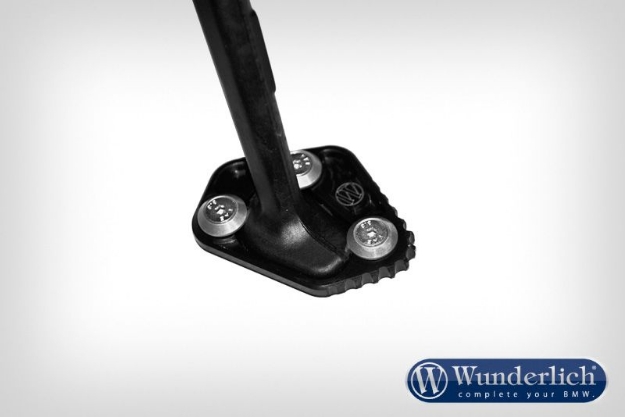 Afbeeldingen van Side stand enlarger BMW S1000R '14-'16 - black Wunderlich