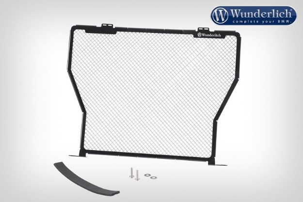 Afbeeldingen van Water cooler guard BMW S1000R '14-/ S1000RR -'16/ S1000RR '17-/ S1000XR - black Wunderlich