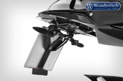 Afbeeldingen van Number plate carrier Legere Vario BMW S1000R '14-/ S1000RR '15-- black Wunderlich