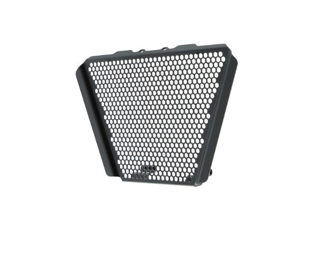 Afbeeldingen van Oliekoelercover zwart Evotech Performance Aprilia RSV4 1100 Factory '19-20