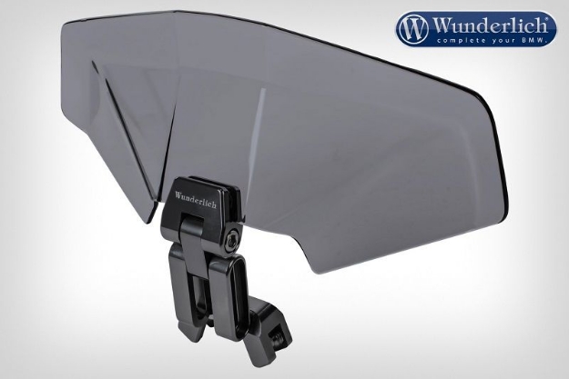 Afbeeldingen van Screen Deflector VARIO-ERGO 3D+ diverse BMW modellen - smoked grey Wunderlich