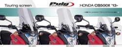 Afbeeldingen van Vervangingsruit touring Puig Honda CB500X '13-15