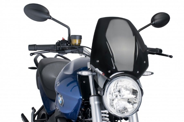Afbeeldingen van Vervangingsruit naked bike Puig BMW R1200R '06-'14-zwart