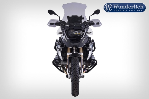 Afbeeldingen van Screen MARATHON incl. screen reinforcement - smoked grey BMW R1200GS LC/Adv '13- Wunderlich