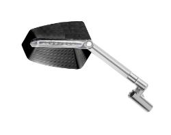 Afbeeldingen van Stuurspiegel model GTI met LED knipperlicht rechts zilver/zwart Puig