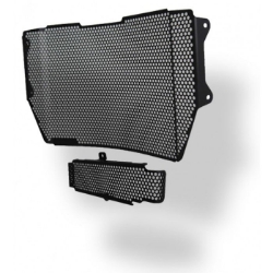 Afbeeldingen van Radiatorcover set zwart Evotech Performance Triumph Speed Triple 1050 '16-17
