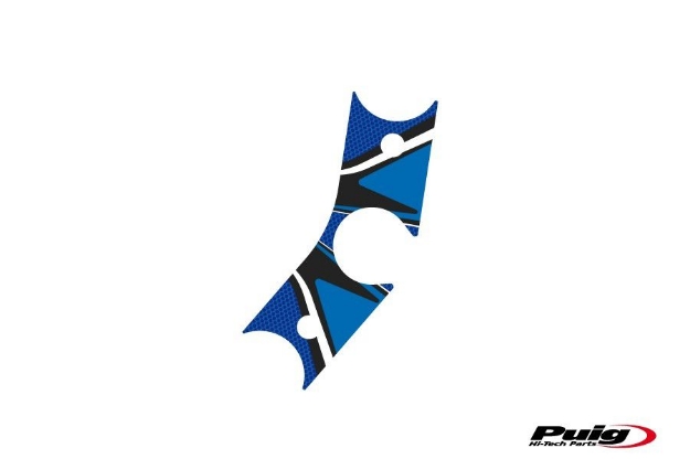 Afbeeldingen van Kroonplaatcover model Radikal voor Yamaha YZF-R6 '17--Blauw