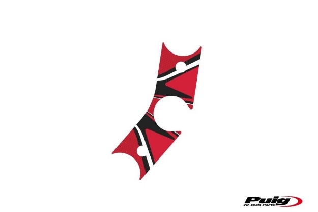 Afbeeldingen van Kroonplaatcover model Radikal voor Yamaha YZF-R6 '17--Rood